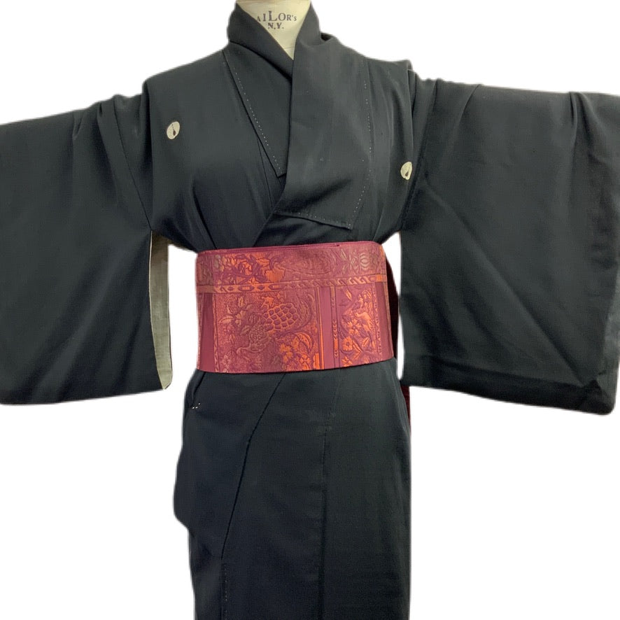 OBI cintura Originale Giapponese vintage multicolore x kimono 99