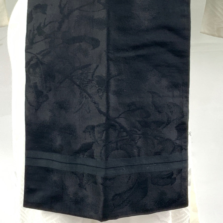OBI Gürtel Original japanischer Vintage Schwarz für Kimono 112