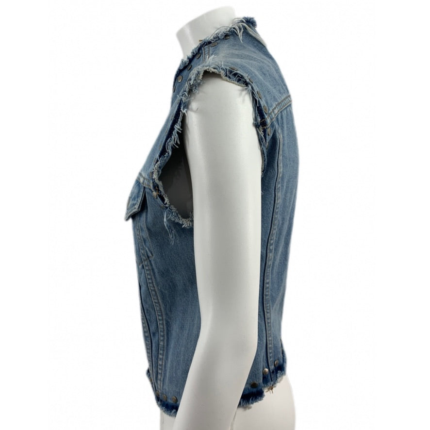 GILET JEANS SARTORIALE  - TG. SMALL