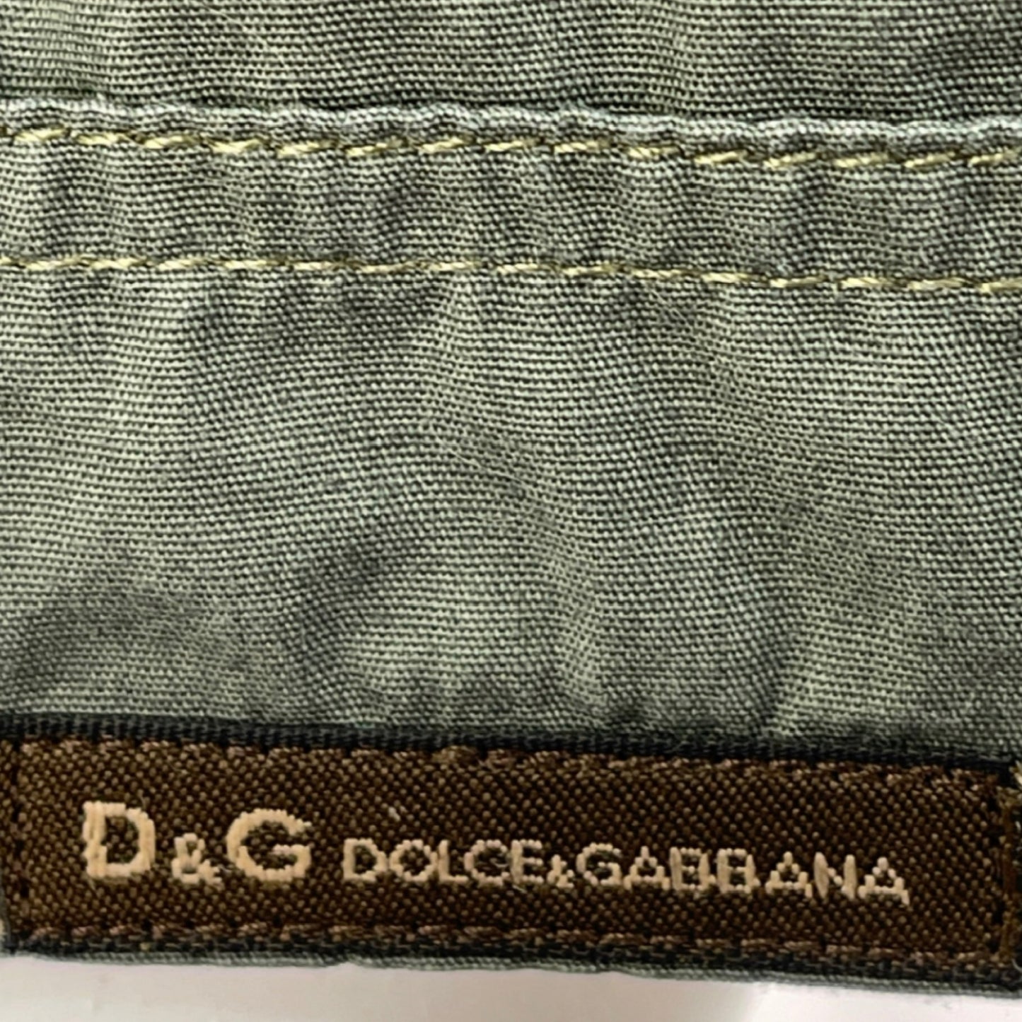 Camicia D & G - Dolce & Gabbana - tg. Large - Verde Stampa Retro