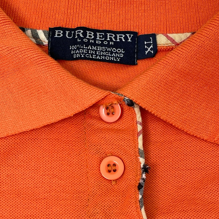 Polo BURBERRY TG. ARANCIONE - XLARGE