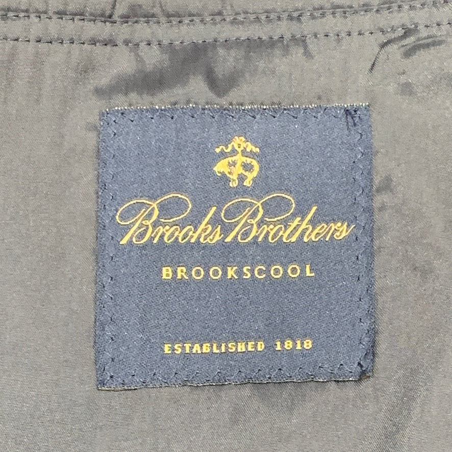 Vintage Brooks Brothers einreihige Jacke mit 3 goldenen Knöpfen - TG. 52