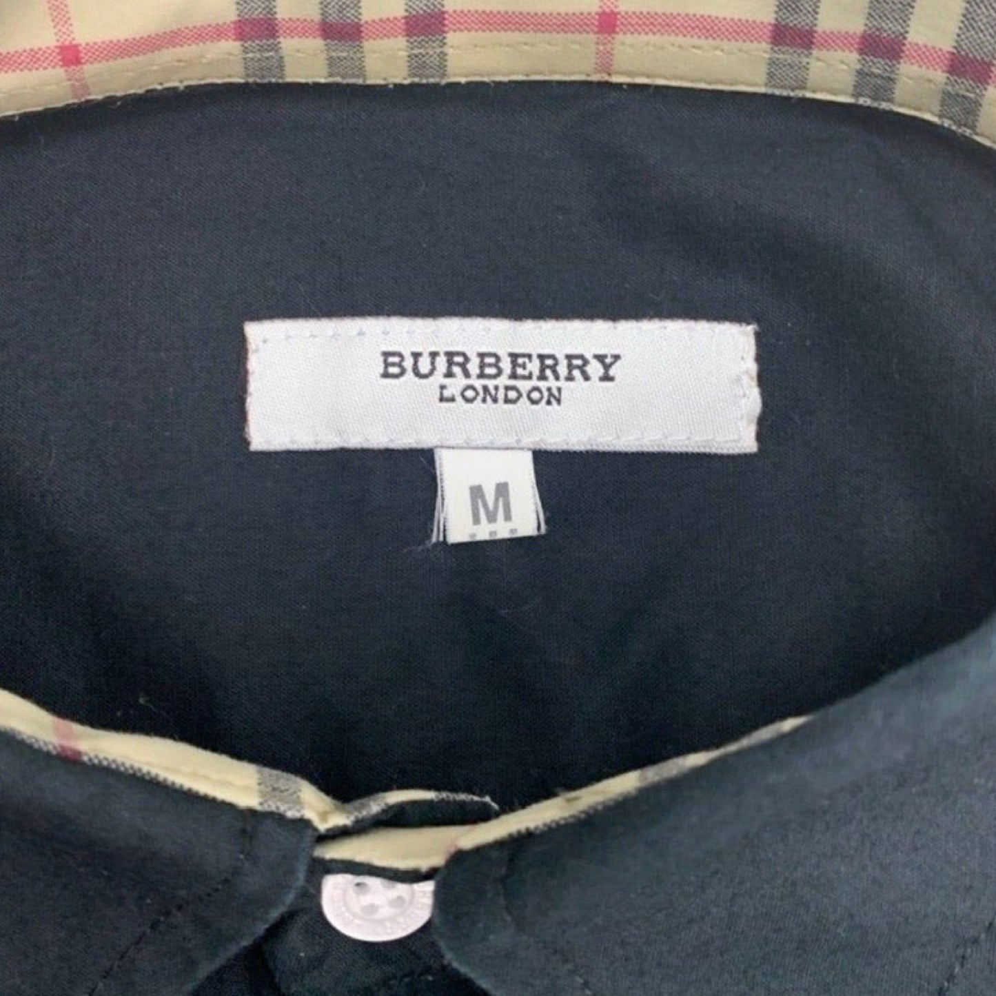 Burberry-Hemd - tg. M Schwarz