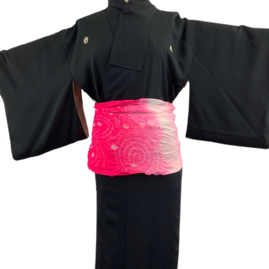 OBI Gürtel Original japanischer Vintage Multicolor für Kimono 103
