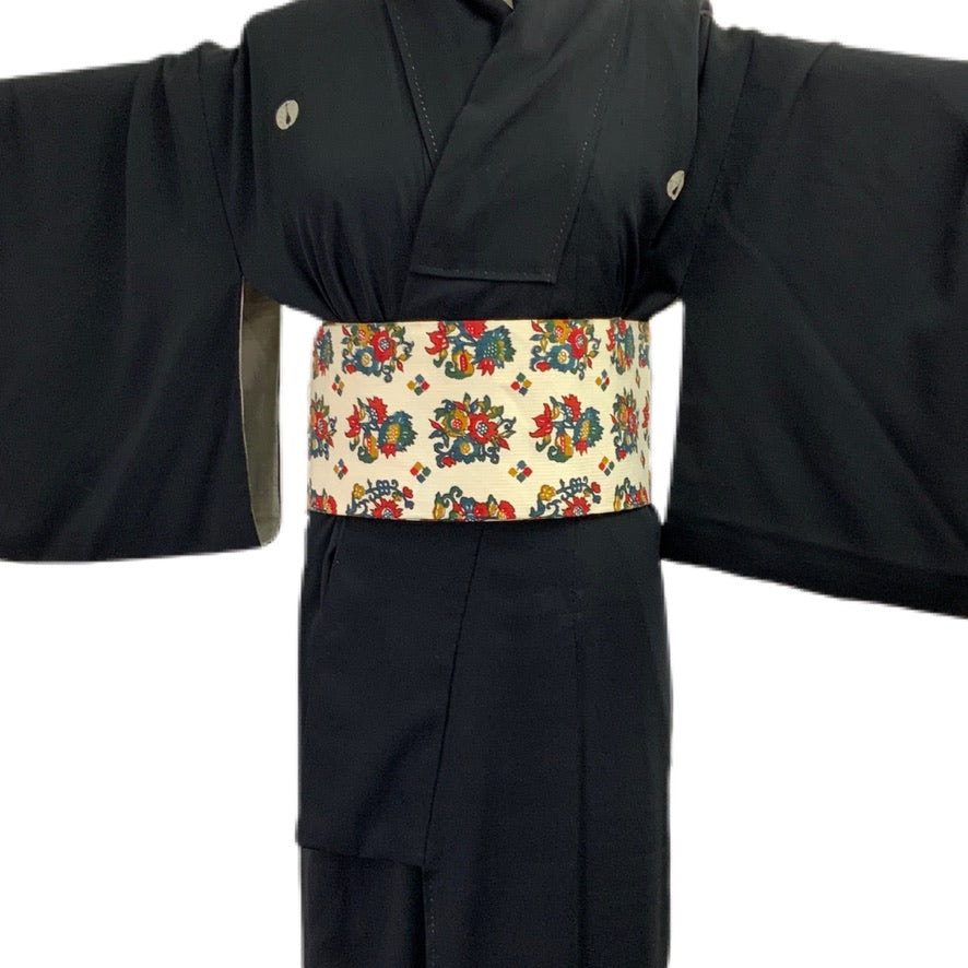 OBI cintura Originale Giapponese vintage multicolor x kimono 95