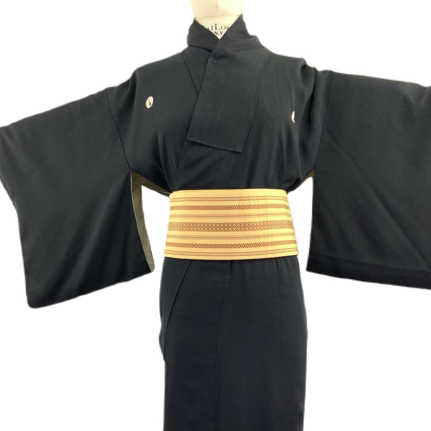 OBI Gürtel Original japanischer Vintage Multicolor für Kimono 104
