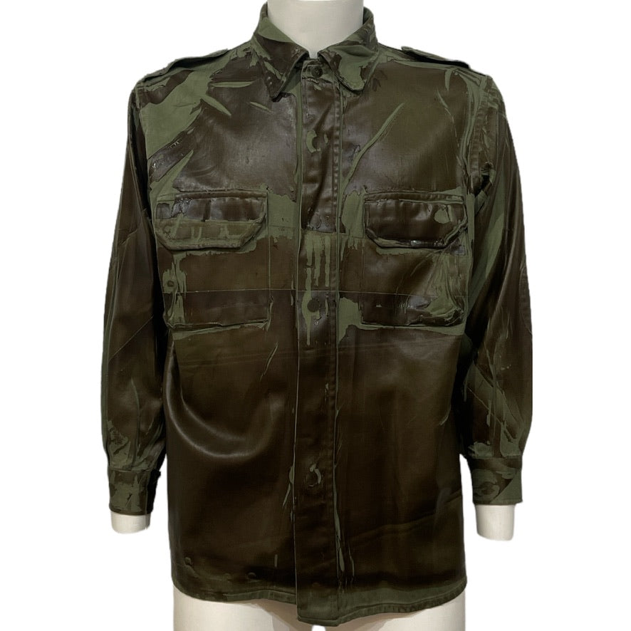 Camicia Militare Spagnola Verde  TG . MEDIUM