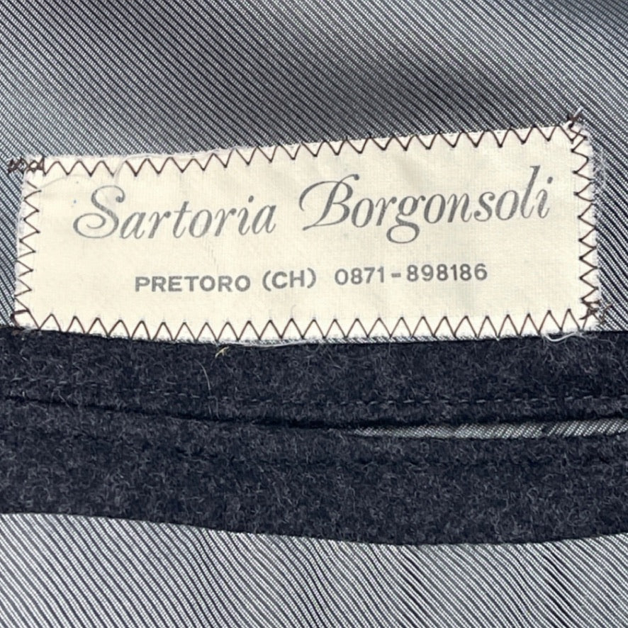 Borgonsoli Maßgeschneiderter Mantel Italienische Hochschneiderei