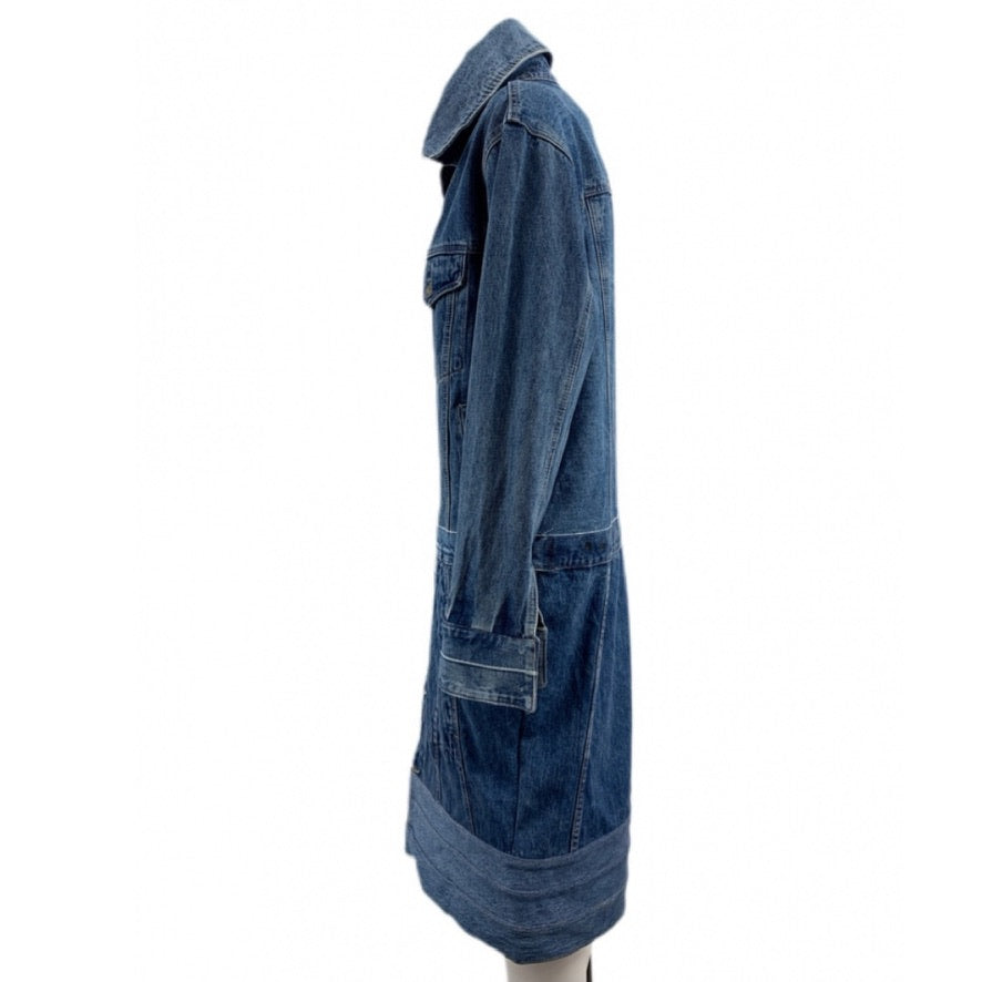 CAPPOTTO IN DENIM - SIZE  LARGE