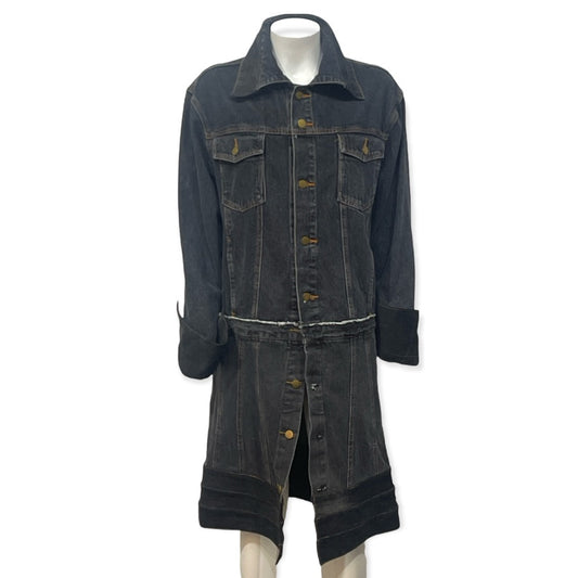 CAPPOTTO IN DENIM - SIZE  LARGE