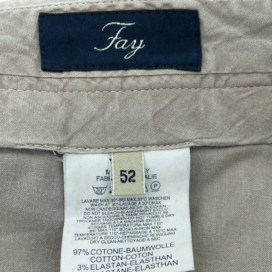 Pantalone FAY tg. 52 - Beige - Cotone
