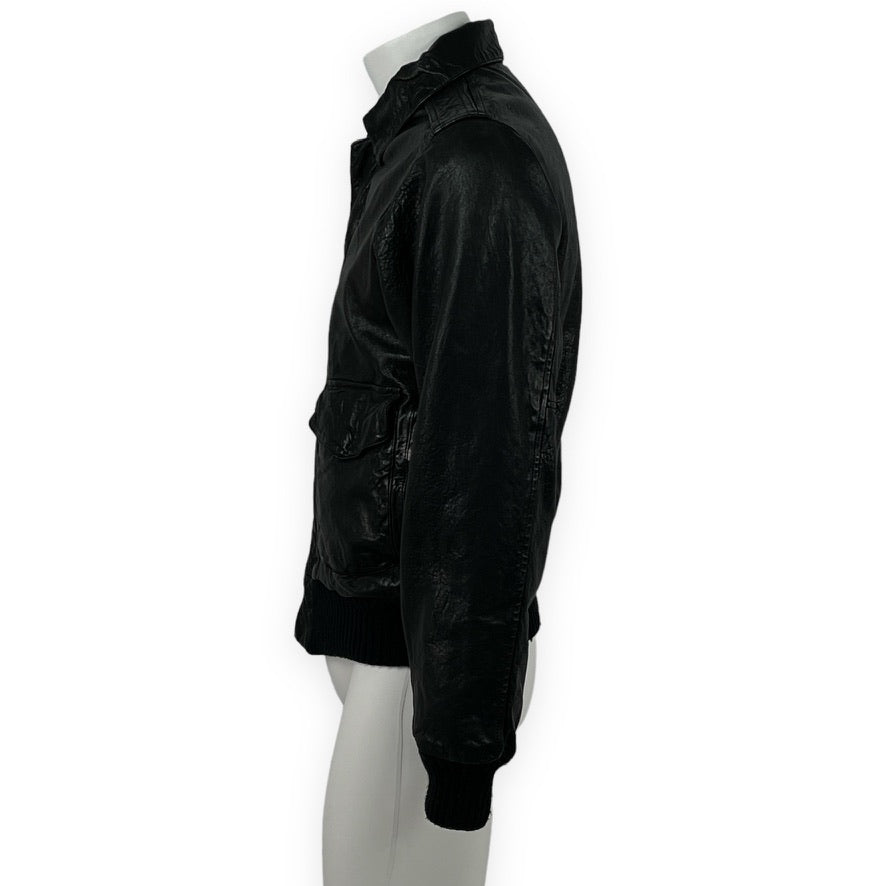 FLY JACKET  SCHOTT - LEATHER - SIZE SMALL