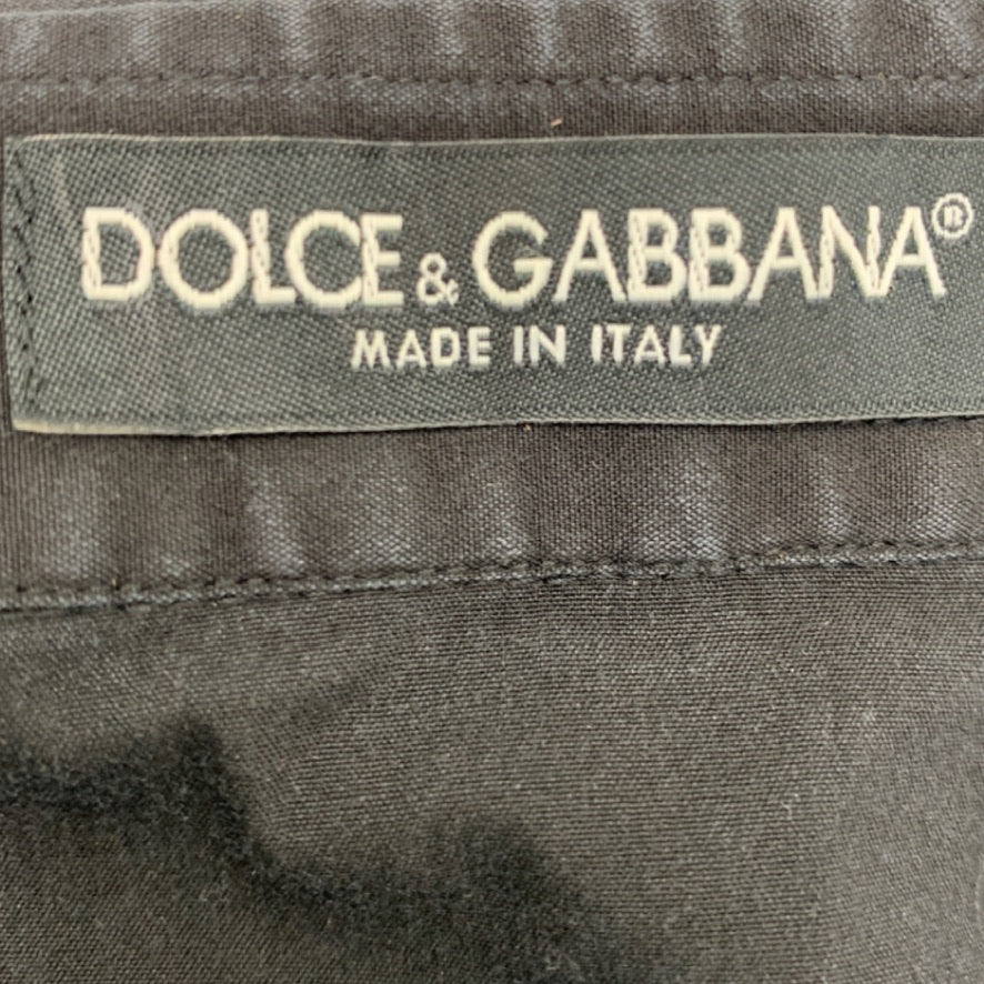 Hemd - Dolce &amp; Gabbana - tg. ita 38 - schwarz