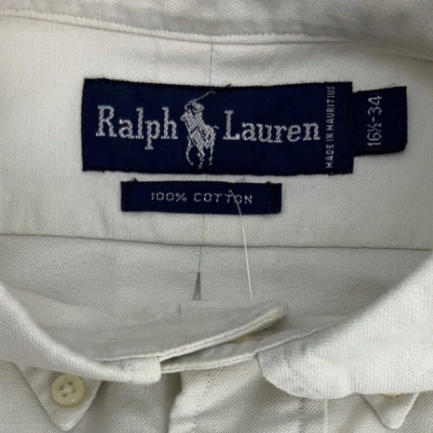 Polo Ralph Lauren hellbeiges Hemd TG. 16,5 - 34