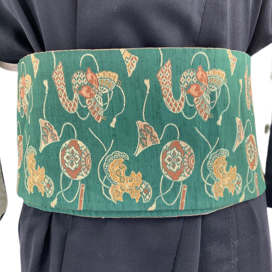 OBI Gürtel Original japanischer Vintage Multicolor für Kimono 101