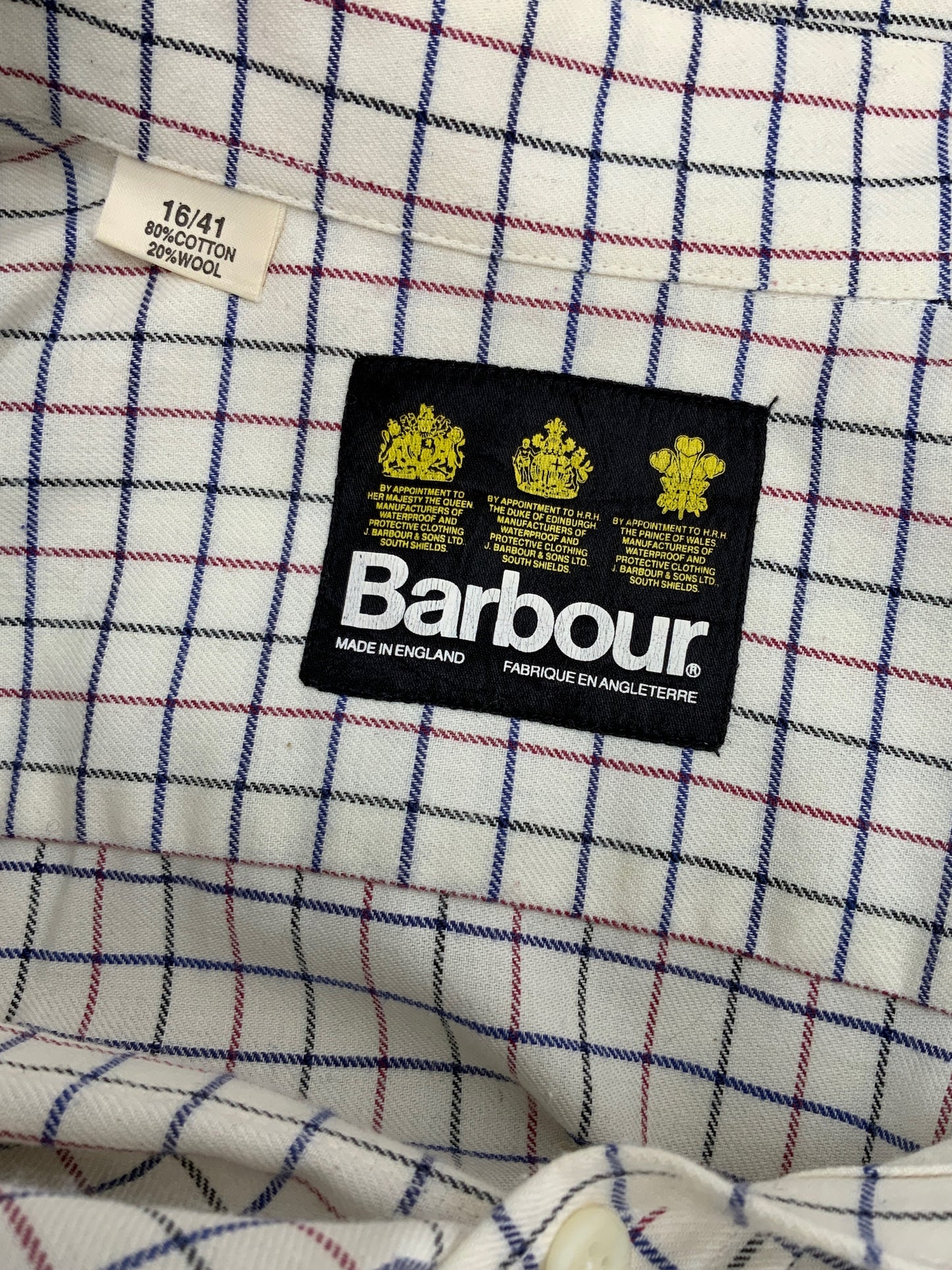 BARBOUR Vintage Hemd Größe L