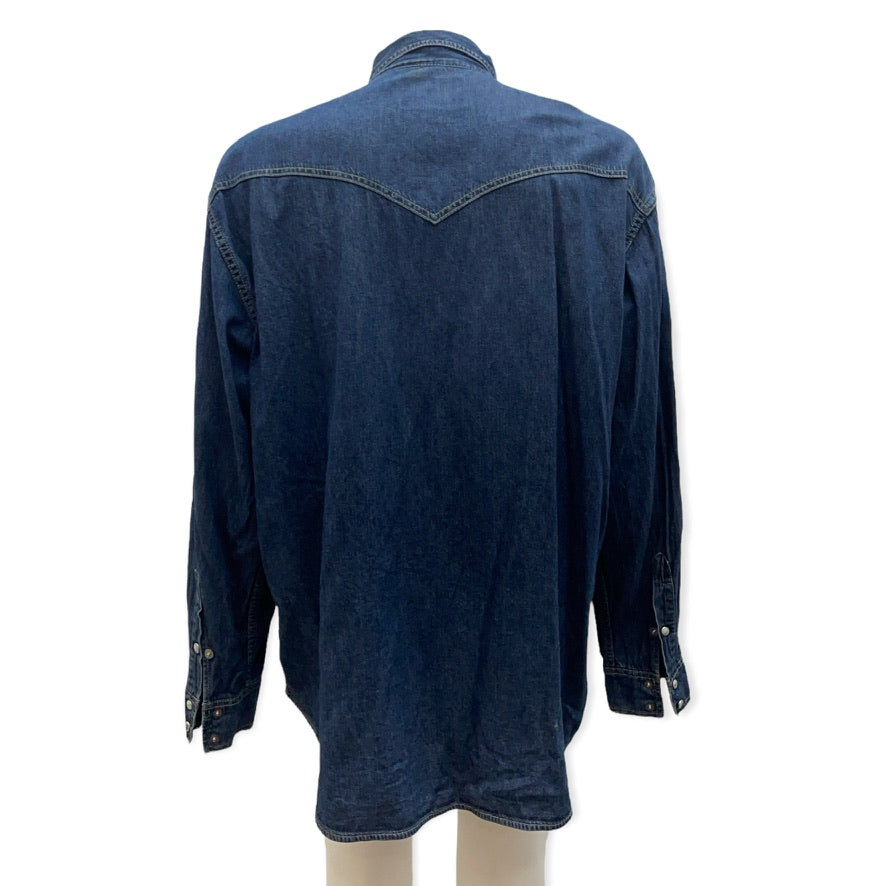 TG. WESTERN. Firmato | Marnie Abbigliamento MOD – Vintage WRANGLER Vintage Jeanshemd. VINTAGE XL