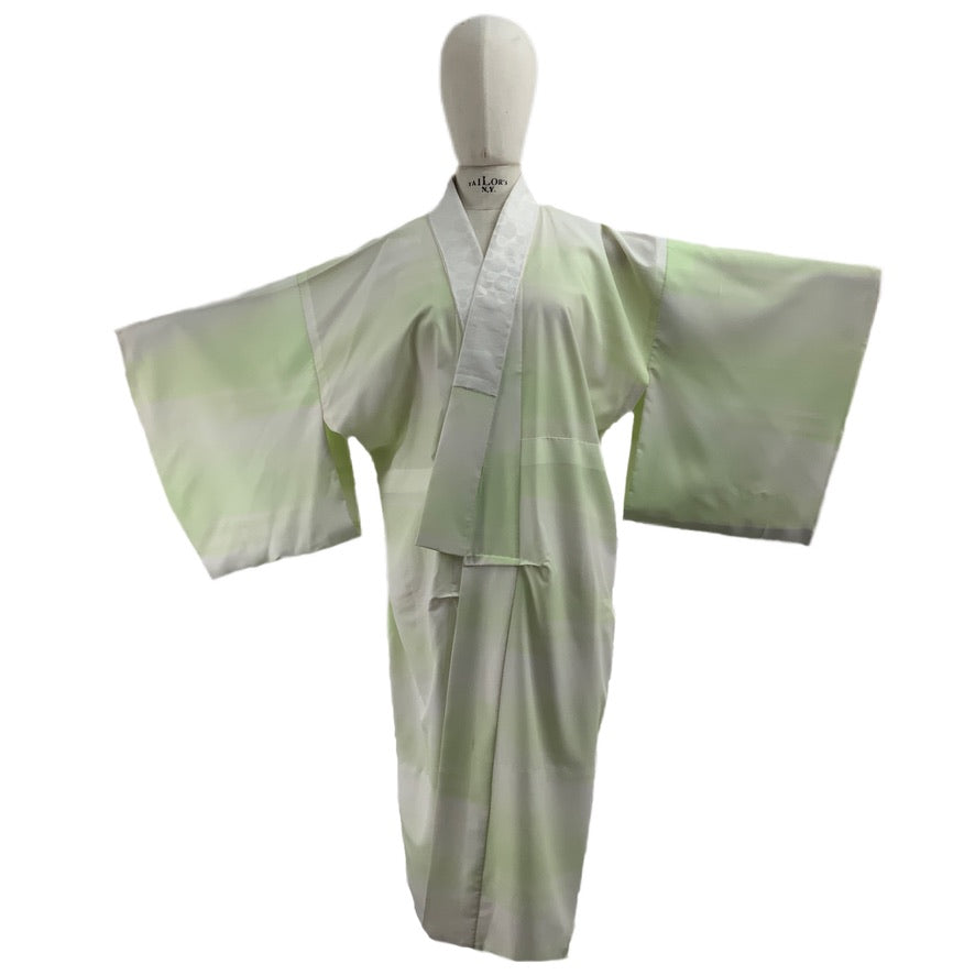 Kimono Originale Giapponese Multicolor verde bianco 59