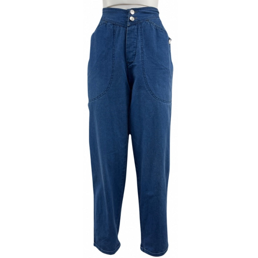 KRIZIA Vintage Jeans mit hoher Taille Gr. 29 - Jeanshose Größe 29 hoch tailliert