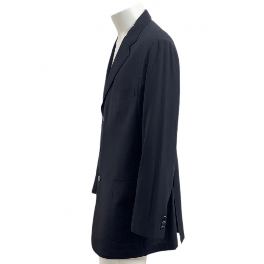Burberry-Jacke aus frischer extrafeiner Wolle tg. 54 - blau