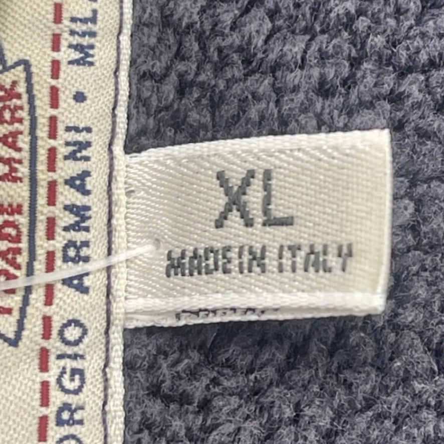 Maglia Vintage Armani Jeans Con Cappuccio in Cotone TG. XL
