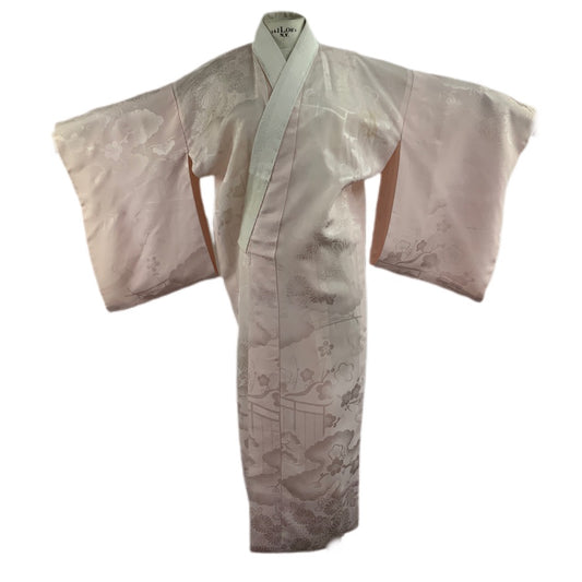 Kimono Originale Giapponese rosa motivi decorativi japanese 71