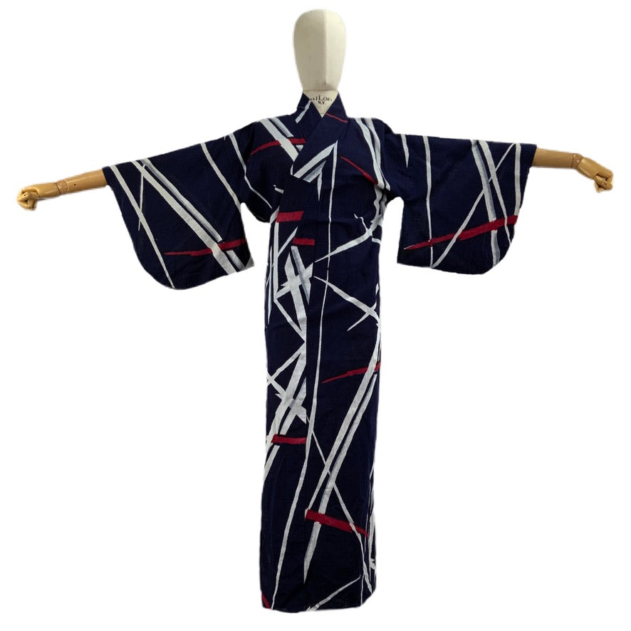 Kimono Originale Giapponese Blue 46