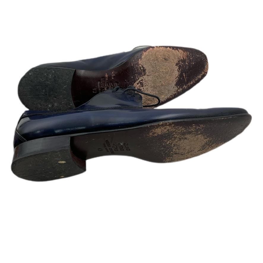 Scarpa Shoes L'HOMME NATIONAL Stringate in pelle blue - 43 -