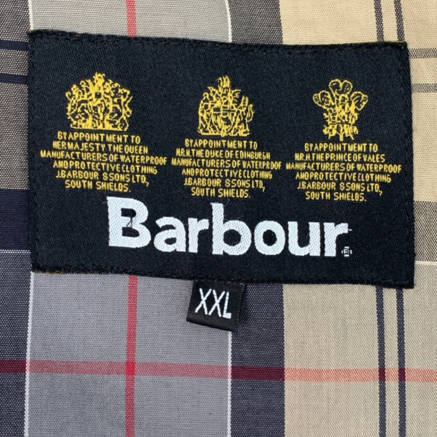 Barbour Dunkelblaue Reißverschlussjacke Größe XXL