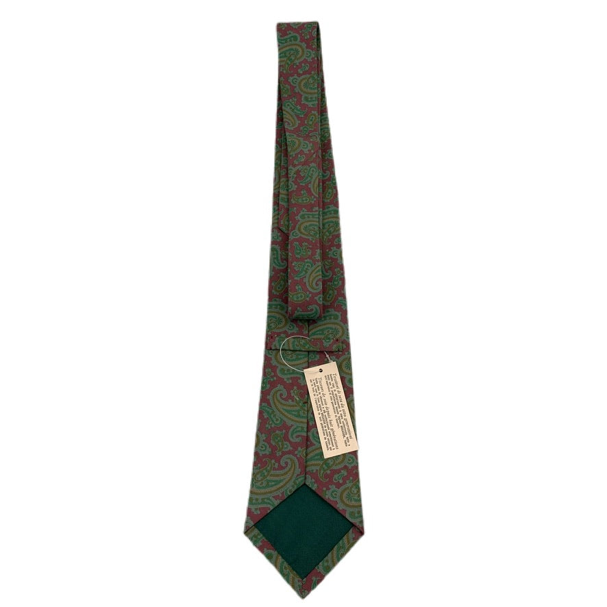 Vintage Krawatte SHERMAN &amp; JAMESON - SEIDENWEBER SEIT 8 GENERATIONEN