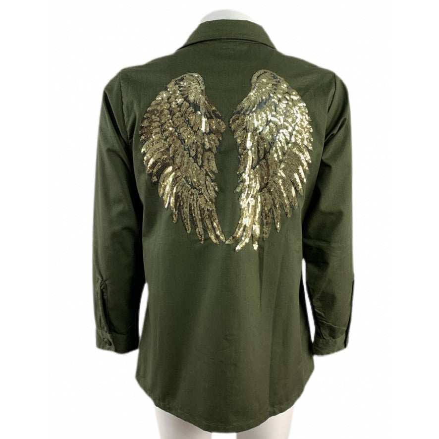 US Militärhemd Golden Wings