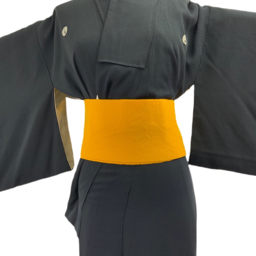 OBI cintura Originale Giapponese vintage giallo x kimono 84