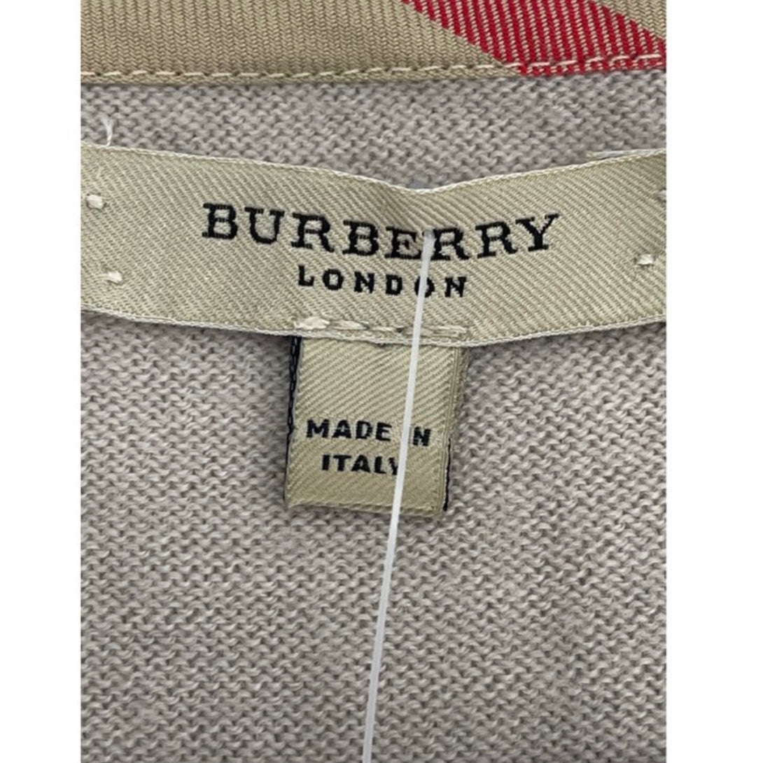 Burberry London Pullover Made in Italy Merino Extra Fine - Tg. klein