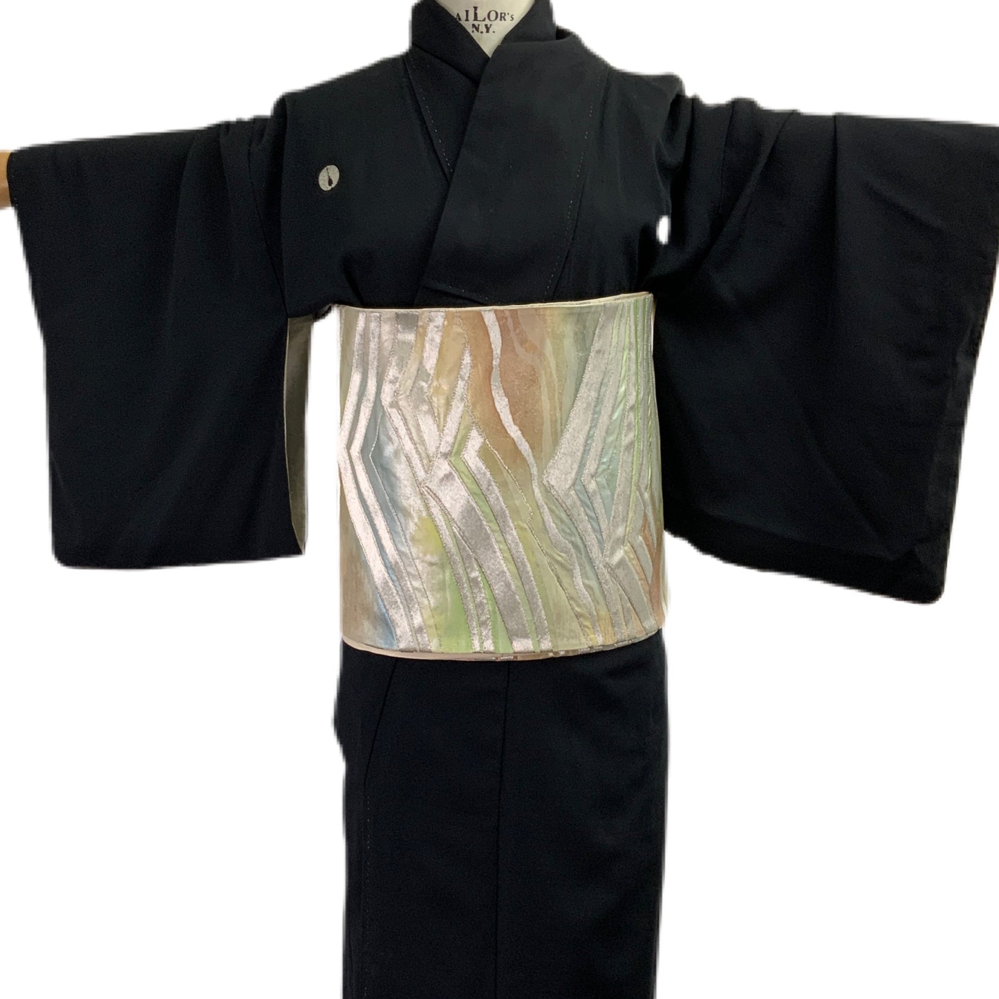 OBI Gürtel Original japanischer Vintage mehrfarbig für Kimono 92